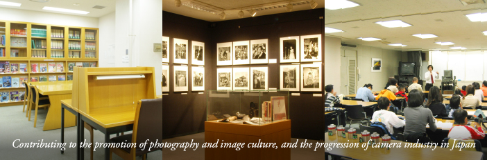 Contributing to the promotion of photography and image culture, and the progression of camera industry in Japan